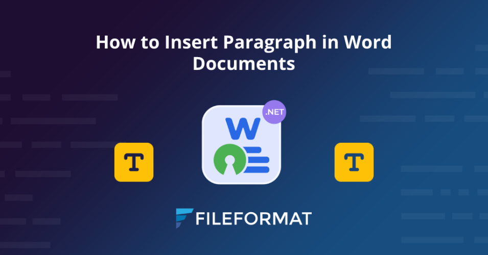 How to Insert Paragraph in Word Documents