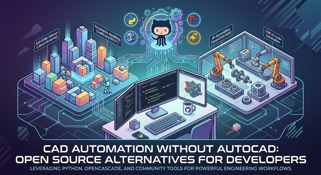 CAD Automation without AutoCAD Open Source Alternatives for Developers