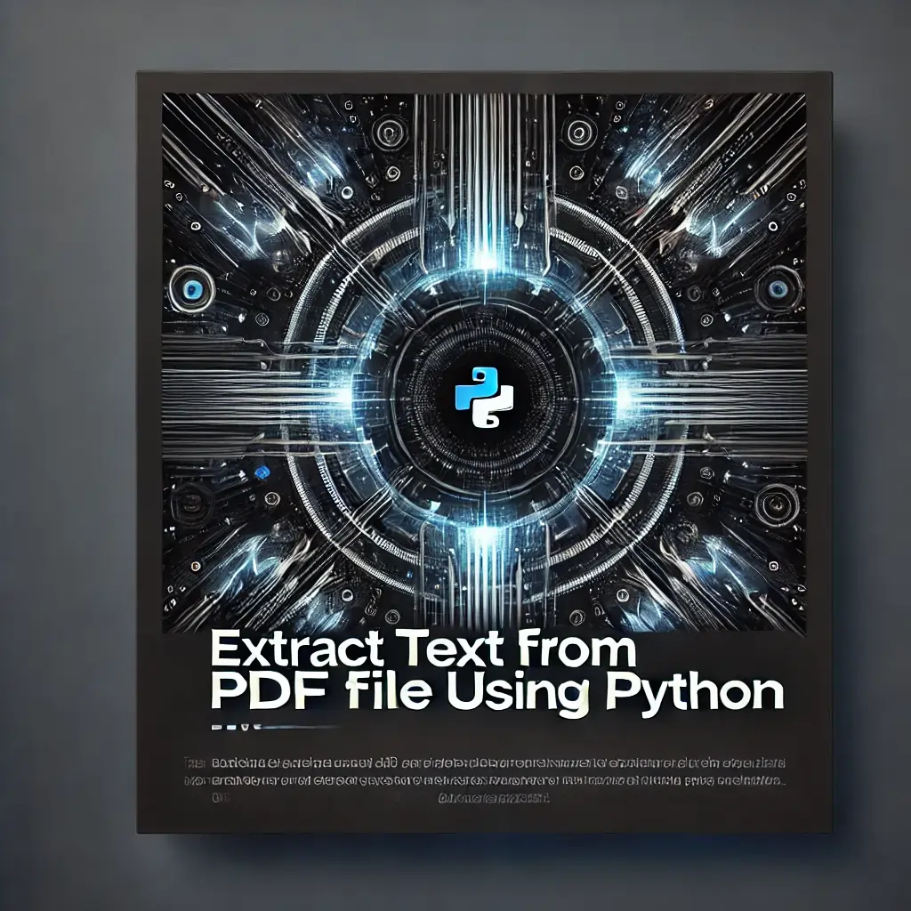 Název - Extrahování textu z PDF souboru pomocí Pythonu
