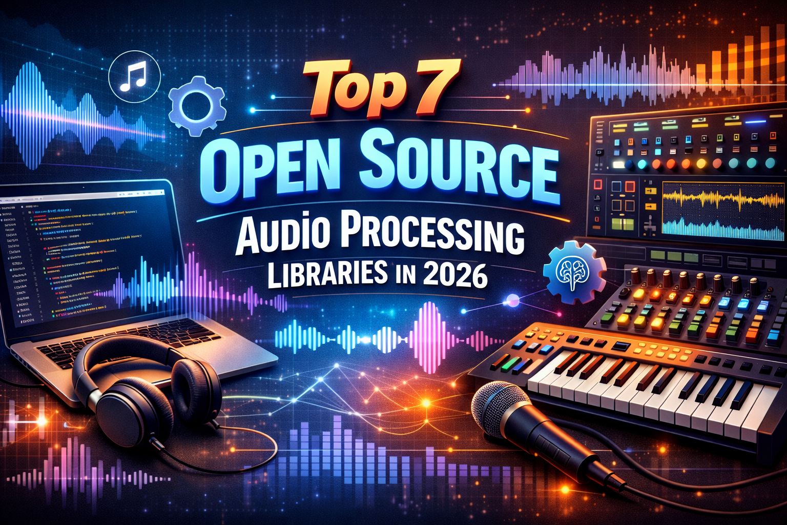 Top 7 open source lydbehandlingsbiblioteker i 2026