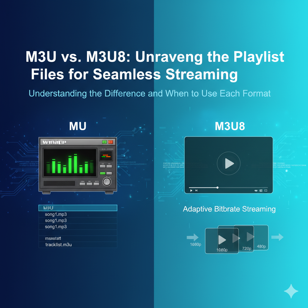 M3U vs M3U8: Κύριες Διαφορές, Χρήσεις και Πότε να Επιλέξετε Κάθε Μορφή