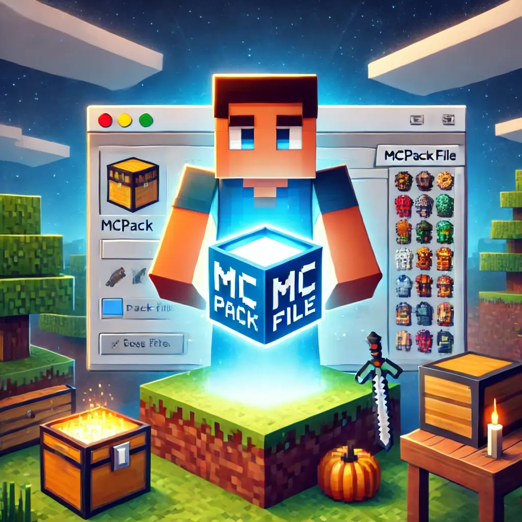 Otsikko - Minecraft ja MCPACK-tiedostot