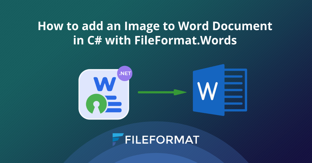 How to add an image to Word Document in C# 