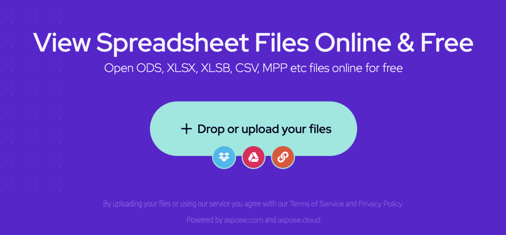 Penampil spreadsheet online