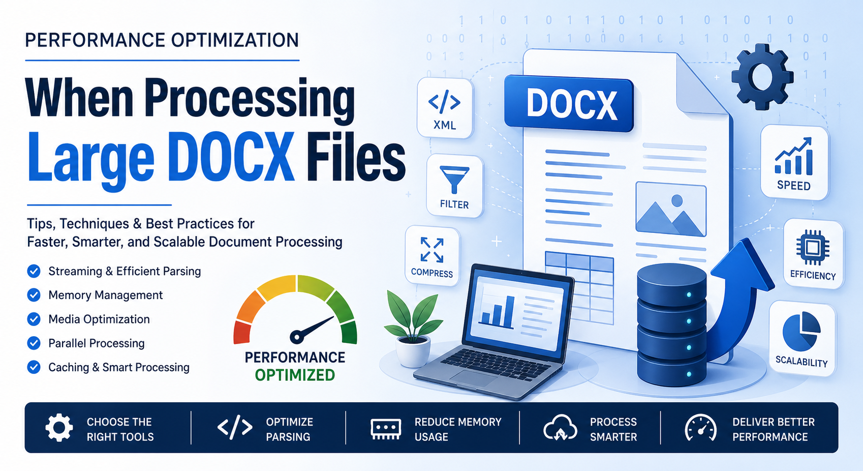 Cara Efisien Memproses File DOCX Besar (Tips Kecepatan & Memori)