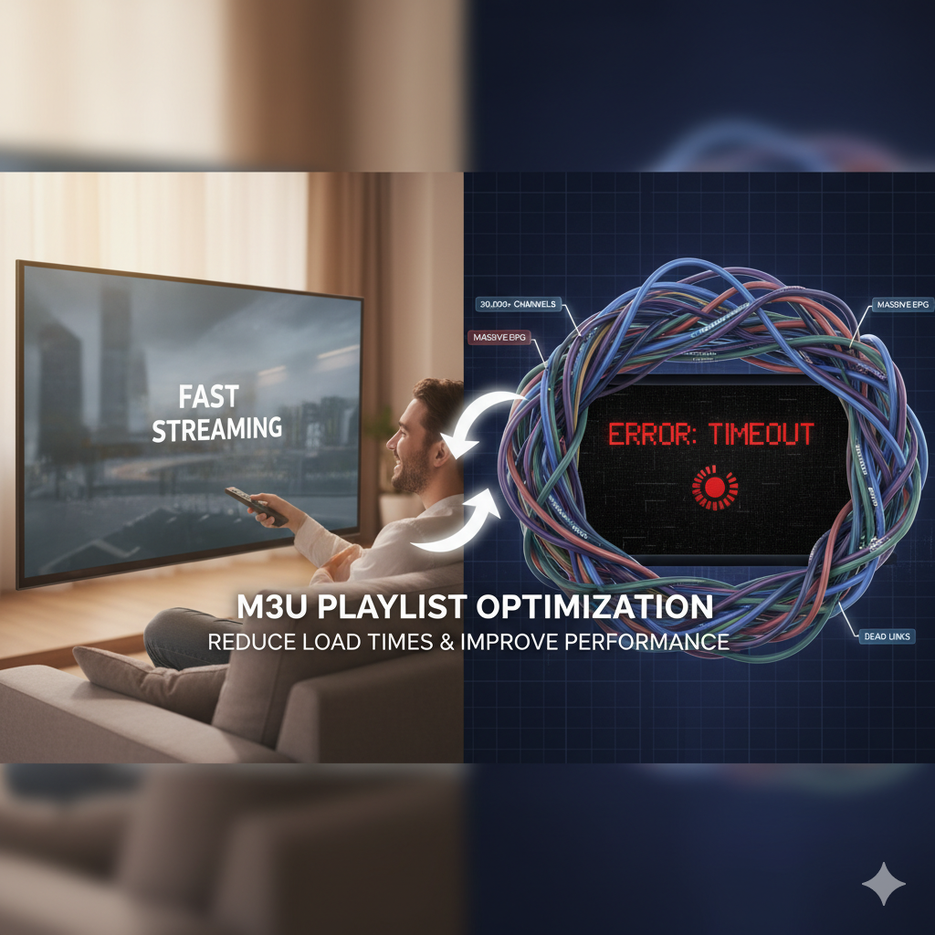 Ottimizza le playlist M3U: semplici consigli per ridurre il buffering e caricare più velocemente