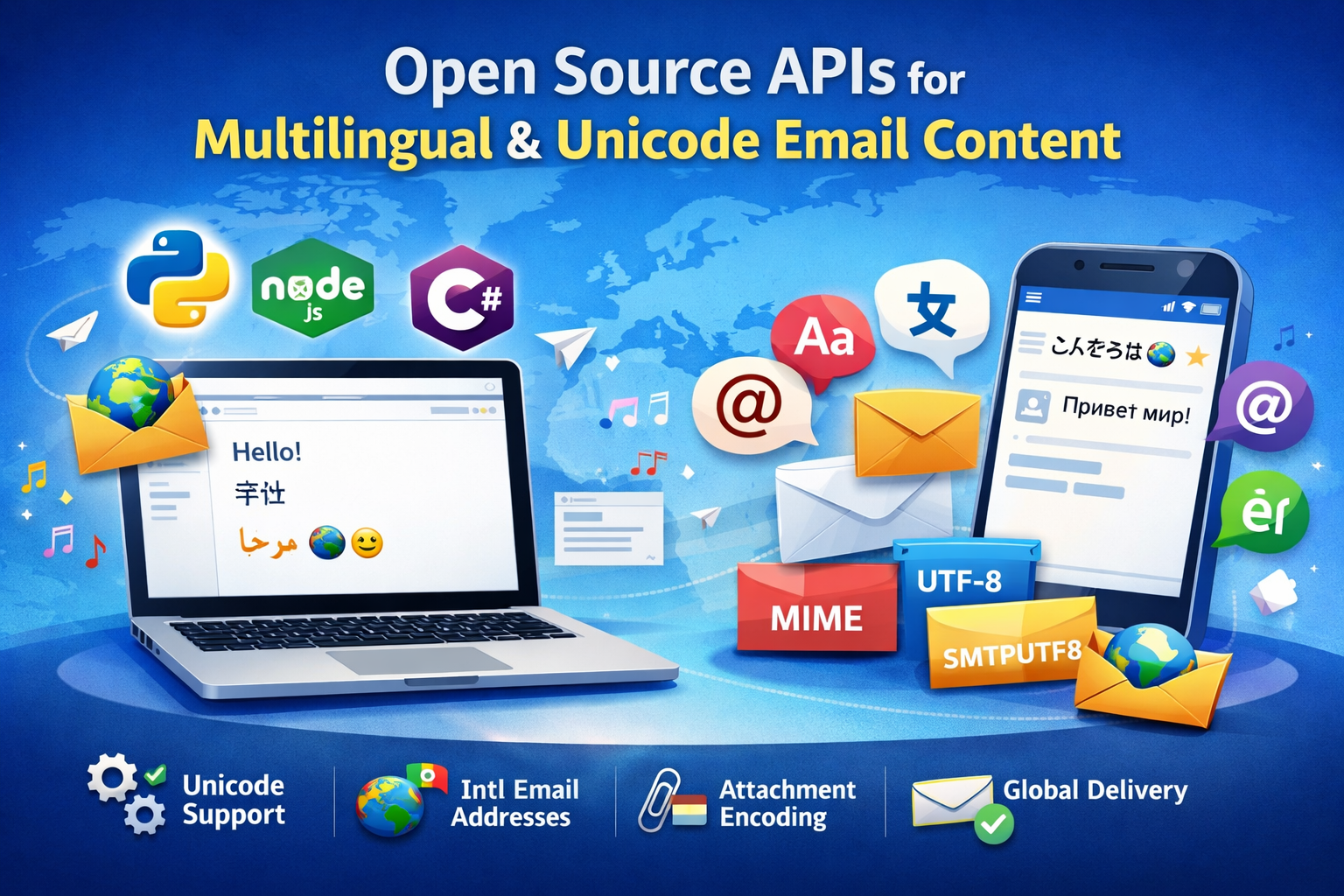 Le migliori librerie per l'elaborazione di email Unicode: Guida per sviluppatori