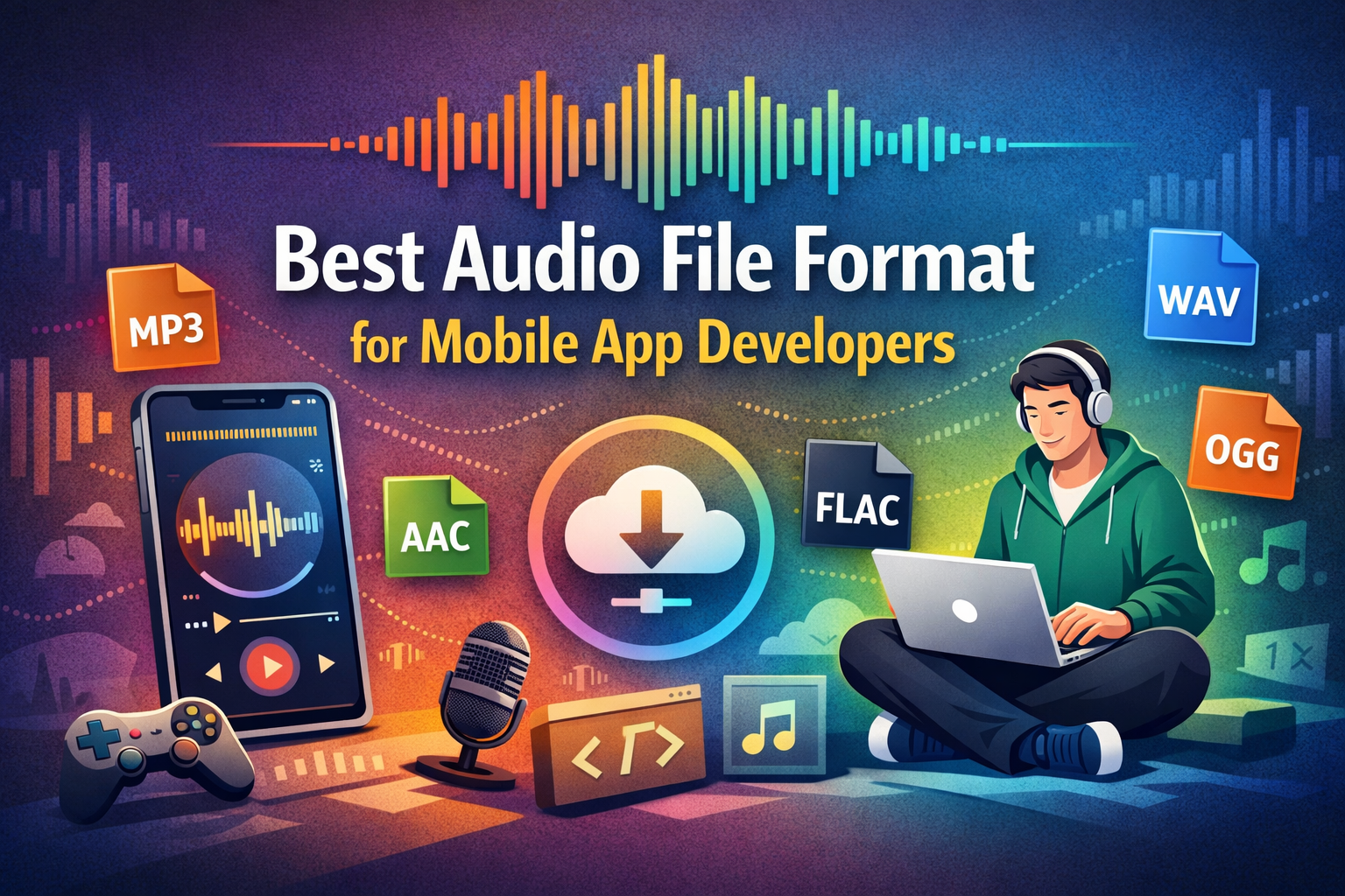 Geriausi garso formatai mobiliosios programų kūrėjams: MP3 vs AAC vs OPUS