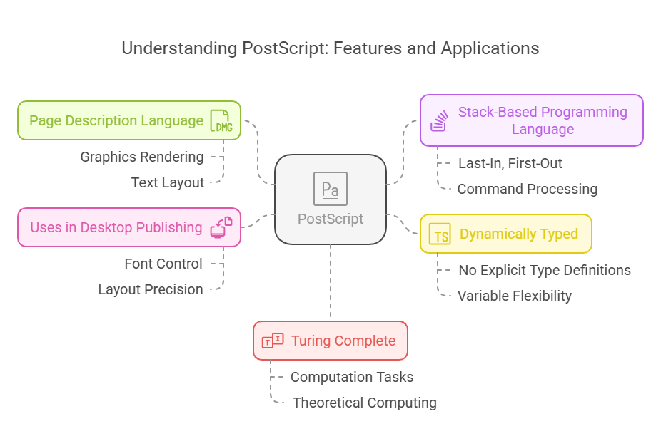 PostScript: Features and Applications