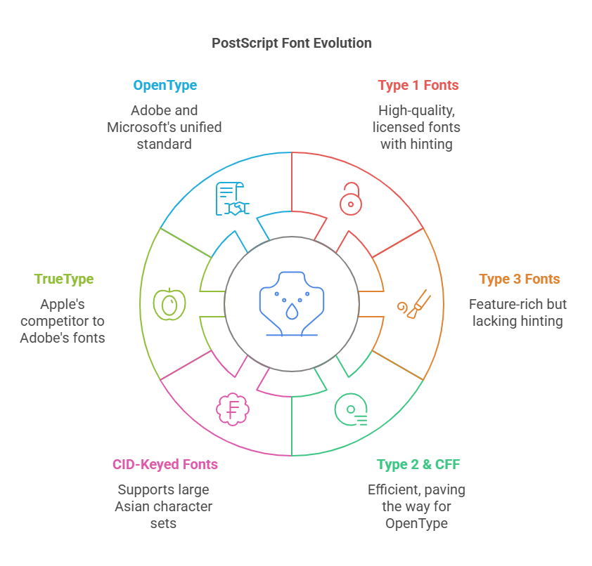 PostScript Font Evolution