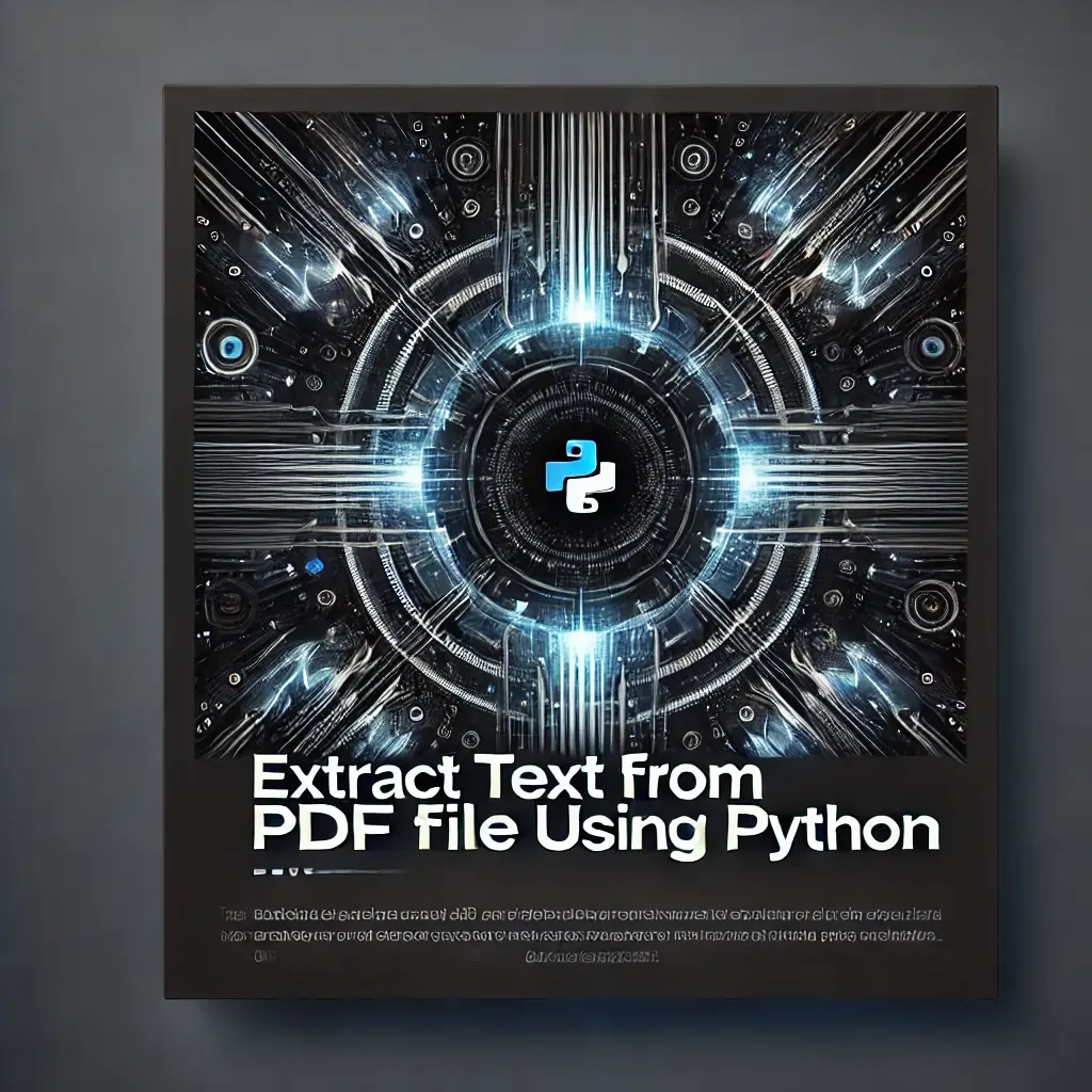 Title - Extract Text from PDF File Using Python