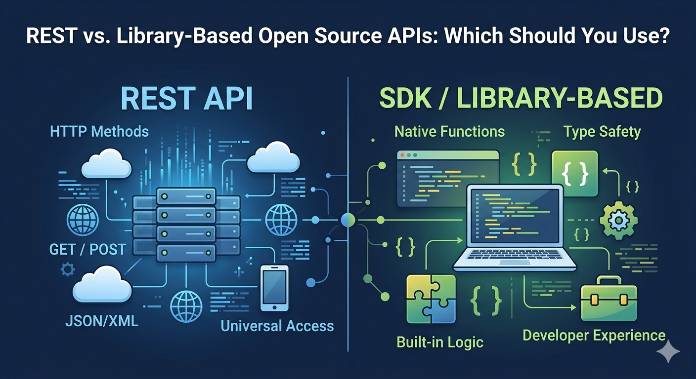 REST vs. Library-Based Open Source APIs: Which Should You Use?