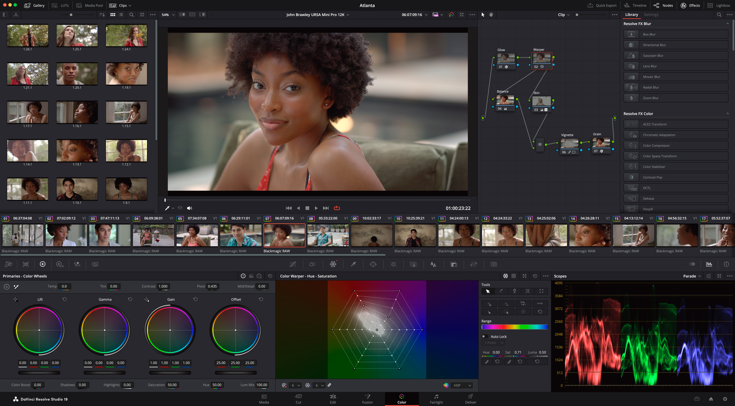 DaVinci Resolve Görüntüsü