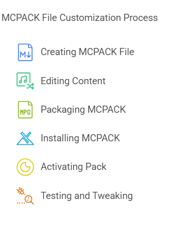 Quá trình Tùy chỉnh Tệp MCPACK